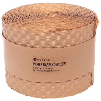 Papier bąbelkowy do pakowania szerokość 20 cm